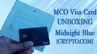 UNBOXING | MIDNIGHT BLUE Crypto.com Visa Debit Card