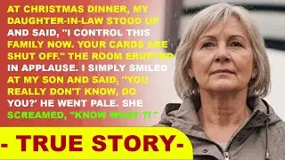 HER TRUE STORY 👵💔My Daughter In Law Took Control At Christmas &mdash; I Smiled And Asked One Question