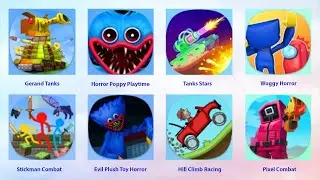 Gerand Tanks, Horror Poppy Playtime, Tanks Stars, Stickman Combat, Evil Plush Toy Horror
