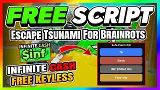 Escape Tsunami For Brainrots Script *NO KEY* - FREE VIP, DUPE, TP TO END, AUTOFARM