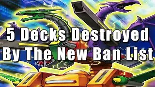 5 Decks DESTROYED By The March 2021 Ban List | Yu-Gi-Oh!