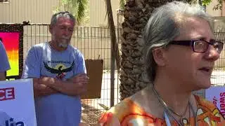 Margaret Pestorius Day 1 Peace Pilgrim trial after Jury Selection
