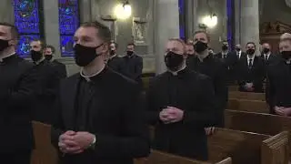 Seminarians Sing the Salve Regina