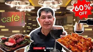 NEW WORLD HOTEL MAKATI 60% Off BUFFET - UNLI STEAK and WINE