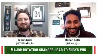 Major rotation changes spark Bucks win (barely)