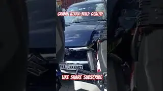 Hero Xpulse damages Grand Vitara in Accident #grandvitara #marutisuzuki #buildquality #xpulse200