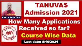 TANUVAS Admission 2021: Official Info | How Many Applications Received?