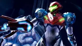 Metroid Dread - Samus Aran's Omega Cannon Upgrade and EMMI First Encounter | Metroid 8 New Blaster