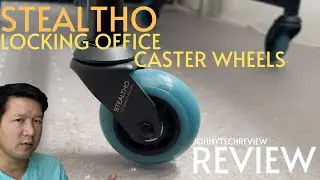 Stealtho Locking Rollerblade Caster Wheels Review: Smooth, Quiet, and Floor-Safe Upgrade!