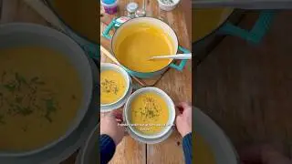 Creamy Curried Carrot & Celery Soup