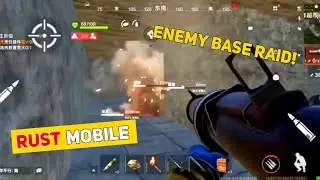 Rust mobile enemy base raid 💥🔥 | rust mobile leaks | rust mobile. #rust #rustmobile