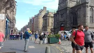Edinburgh Festival 2021 Royal Mile Walk to Monkey Barrel Comedy Club