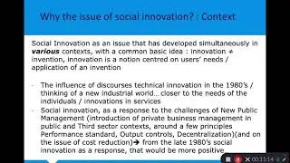 Lezione Oivier Giraud - Social Innovations in Social Planning parte 2 - Lm PROGEST