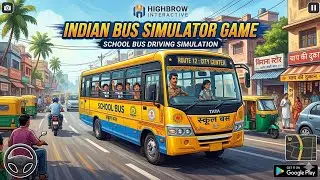 Indian school bus driving with high and realistic graphics 