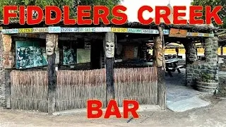 Fiddlers Creek Camp bar in Vioolsdrift, Orange River, Northern Cape, South Africa
