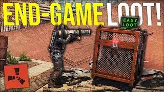 CHINOOK CRATE For MORE END-GAME RAIDING GEAR + C4 Researched - Rust DUO Survival Gameplay (S5-E4)