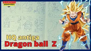 mostrando minha hq antiga do Dragon ball Z - HQ amadora