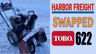 Predator Swapped Snow Blower In Action