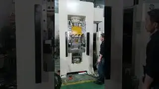 250 Ton sliding type powder compacting hydraulic press with servo #hydraulicpress #machine