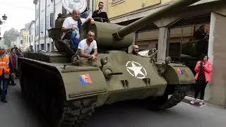 OPERAZIONE PANZER IL CARRO ARMATO IN PIAZZA A BRESCELLO