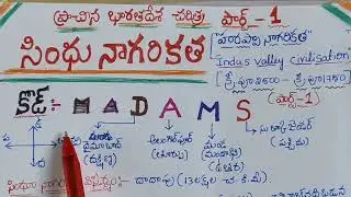 సింధు నాగరికత కోడ్  part 1 హరప్ప నాగరికథ#harappancivilisation #tspsc #tslprb #appsc  #indianhistory