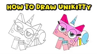 How to Draw Princess Unikitty &ndash; Drawing Process with Easy-to-Follow Steps