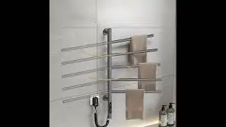 Electric Heated Towel Rail Smart Sterilization Warmer Bathroom Towel Drying Rack Bathroom Gadgets