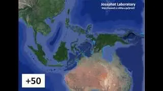Simulation of Land Deformation on South East Asian Region