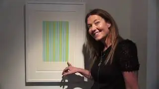 Bridget Riley Original Painting with Tanya Baxter Contemporary