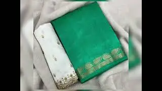 Raw Tussar Silk Saree collection Price 1050 with running blouse and white blouse 8838204488 🛎️