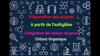 61) Préparation des alcynes à partir de l’acétylène (Alkylation des anions alcynure)