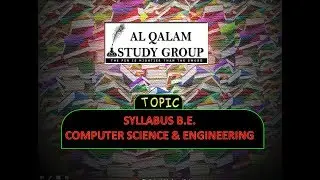 SYLLABUS BE COMPUTER SCIENCE & ENGINEERING'