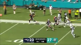 Antonio Gibson Kick-Return Touchdown | Patriots vs Dolphins 