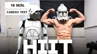 10 Min BODYWEIGHT UPPER BODY | Cardio Test - Lightning Squadron | CADET: DAY 24