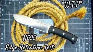 Joker Knives Nomad 6.5 Edge Retention Testing. My Mind Is Blown!!!🤯