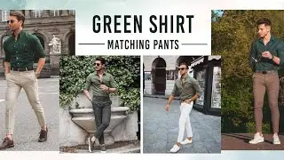 olive green shirt matching pant for men and boys//fashion outfit ideas for men and boys