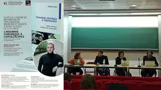 L'insomnie chronique à l'adolescence - Conférence de Matthieu JULIAN au CRPMS