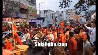 13th Rajab Juloos Procession | Hyderabad | From Charminar To Maula Ali 1439-2018