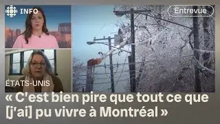 Nashville, aux États-Unis, paralysée par le verglas : témoignage d'une Canadienne | Première ligne