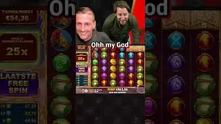 INSANE TUMBLE! BIG WIN on Wisdom of Athena! #shorts #casino #slots #funny #laugh