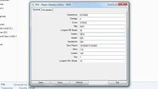 PSE: Playerstats Editor