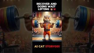 Cat Wins Weight lifting Championship 🏋️&zwj;♂️❤️ #cat #viral #catmemes