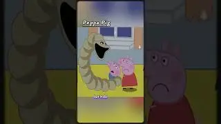 Peppa Pig Meets a Big Bug #peppapig #cartoon #animation #horror