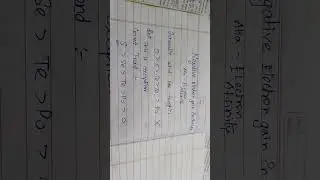 negative electron gain enthalpy of group 16 with reason
