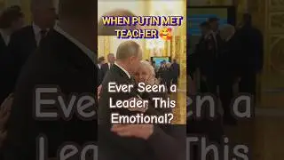 Putin Accidentally Meets His Childhood School Teacher #putin #russia #Shorts