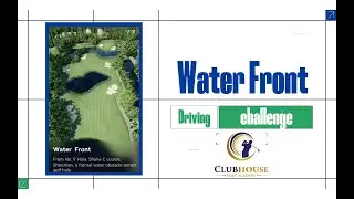 🎯 Master the Tee Shot: Water Hazard Challenge