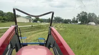 Planting some hay and finally getting to the last of second cutting grass, alfalfa and clover. 