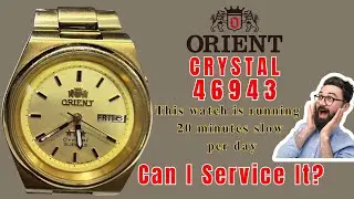 Servicing an Orient Crystal 3 Star 21 Jewels 46943 Movement. #watch #service #orient #vintagewatch