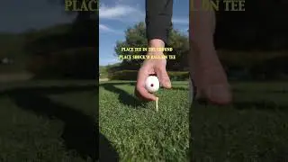 remember: you must make contact with the red dot !!#golf #golfball #golflife #shock&rsquo;d #prank