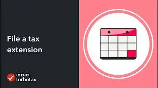 🤔 Missed the Tax Filing Deadline? 🚨 File for a 6-Month Tax Extension Online w TurboTax (Form 4868)